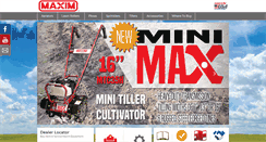 Desktop Screenshot of maximmfg.com